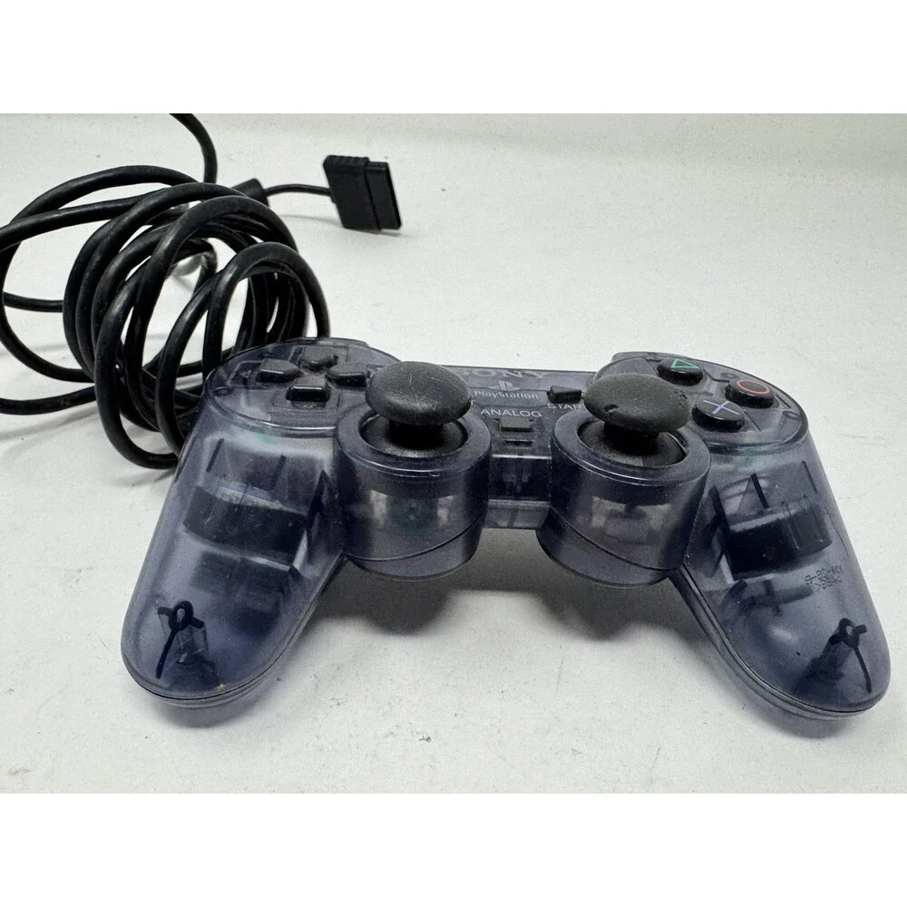 Playstation 2 PS2 OEM Sony Dualshock 2 Controller SCPH-10010 - Smoky Clear
